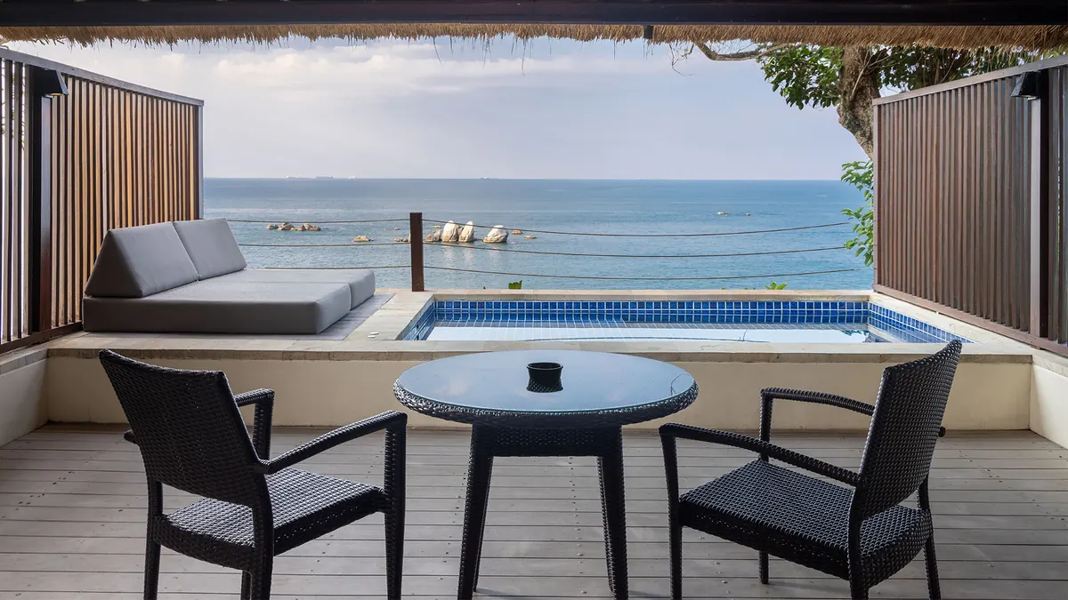 Oceanfront Villa Balcony